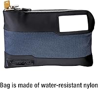 Vista 4 de Bolsa con cierre de seguridad 7120D de Master Lock, 10" x 8 5/8" x 1 7/8", Azul, 7120D