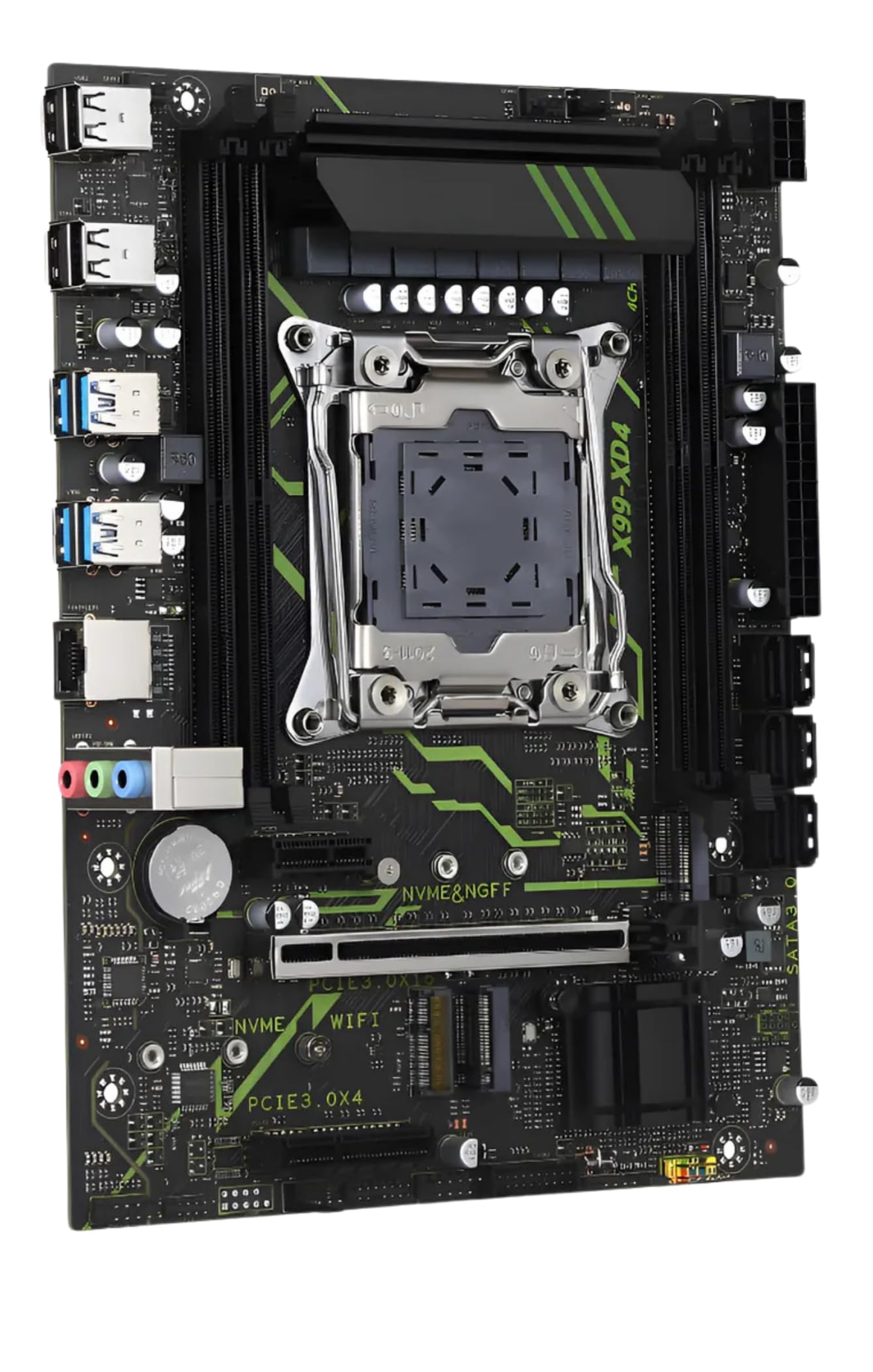 QUASAR Placa-Mãe X99 XD4 2.0, Chipset C612, Suporte 128GB