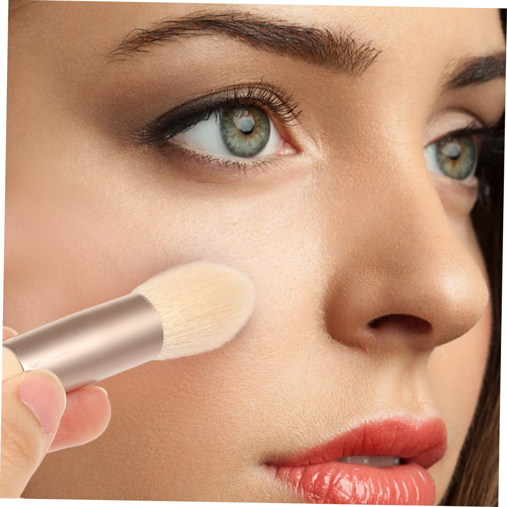 Healeved 5sätze Teiliges Make-up-pinselset Mit Holzgriffen Professionelle Kosmetikwerkzeuge Für Blusher Puder Und Concealer Tragbar Und Vielseitig Farbe