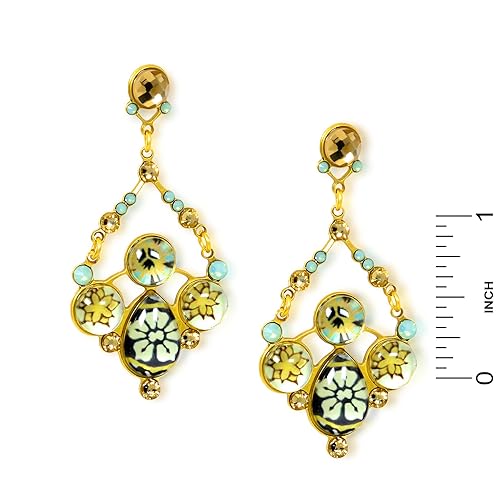 Miniatura 3 de magestic-brocade arete de moda, Primavera-Verano Colección de ArtaziaE3403