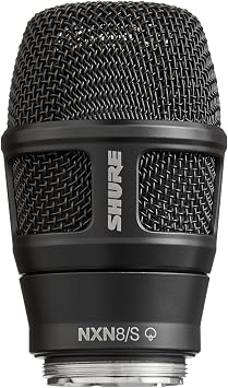 Shure Nexadyne 8/S Supercardioid Dynamic Wireless Capsule for use Handheld Transmitters - Black RPW204