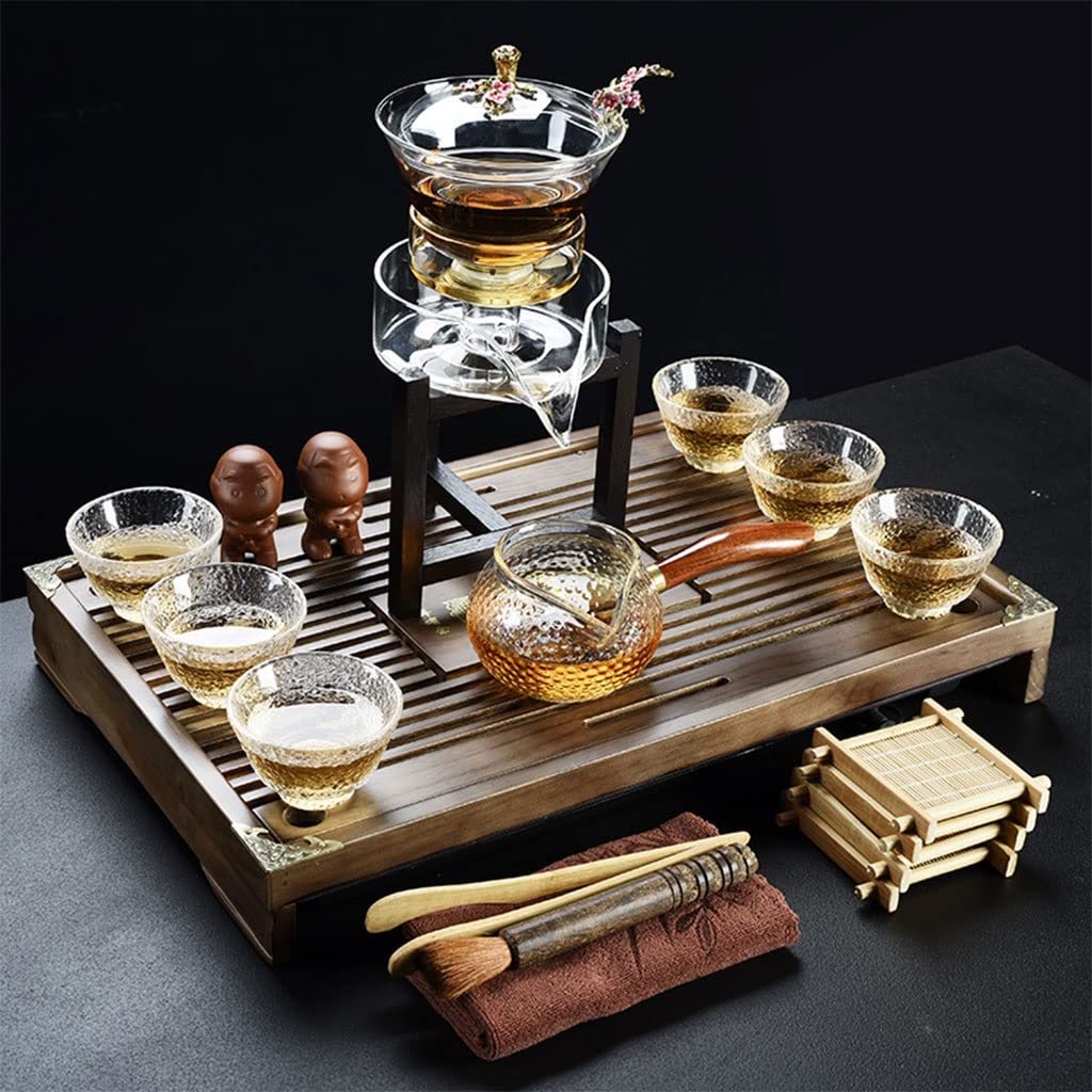 DFGHNBVC Chinese Gongfu Tea Tray For China Kungfu Tea Set,Kung Fu Tea Set With Tea Tray And Small Tea Tools,Tea Set Tray For Office And Home