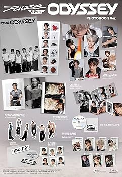 Amazon.com: KPop RIIZE ODYSSEY [Photobook Ver.] 1st Full Album