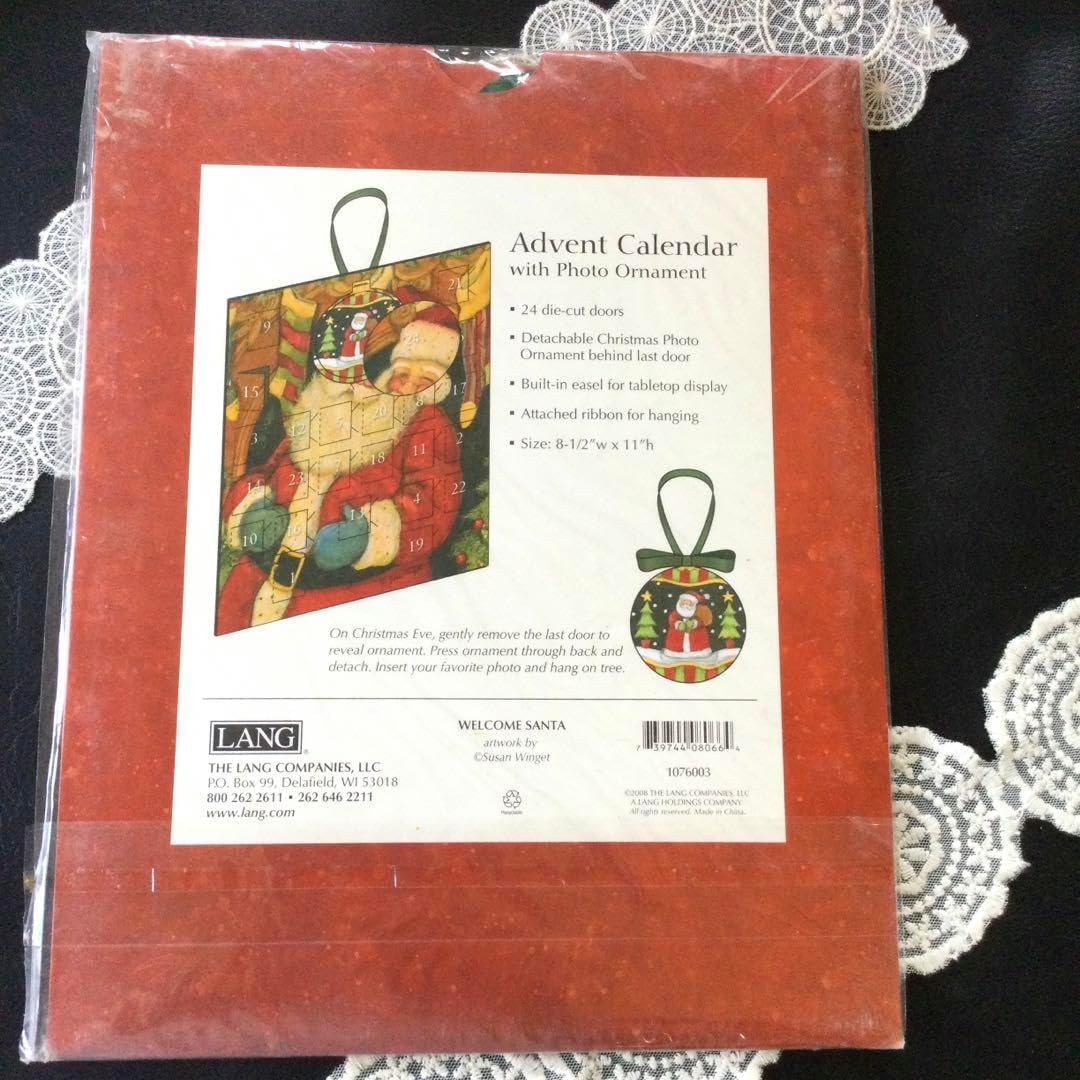 スーザンウィンゲット サンタクロース オーナメント カレンダー