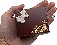 Vista 3 de Mini caja de música de manivela melodía de feliz cumpleaños (Ballerine)