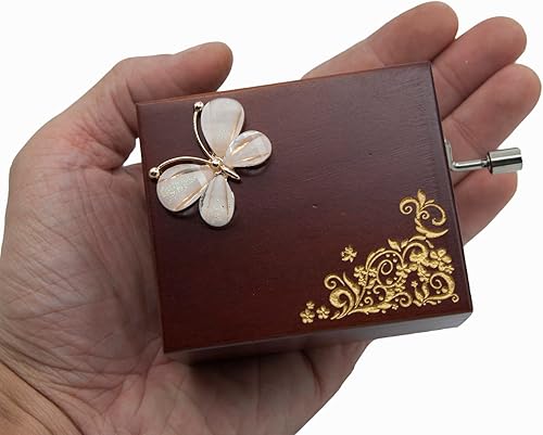 Miniatura 3 de Mini caja de música de manivela melodía de feliz cumpleaños (Ballerine)