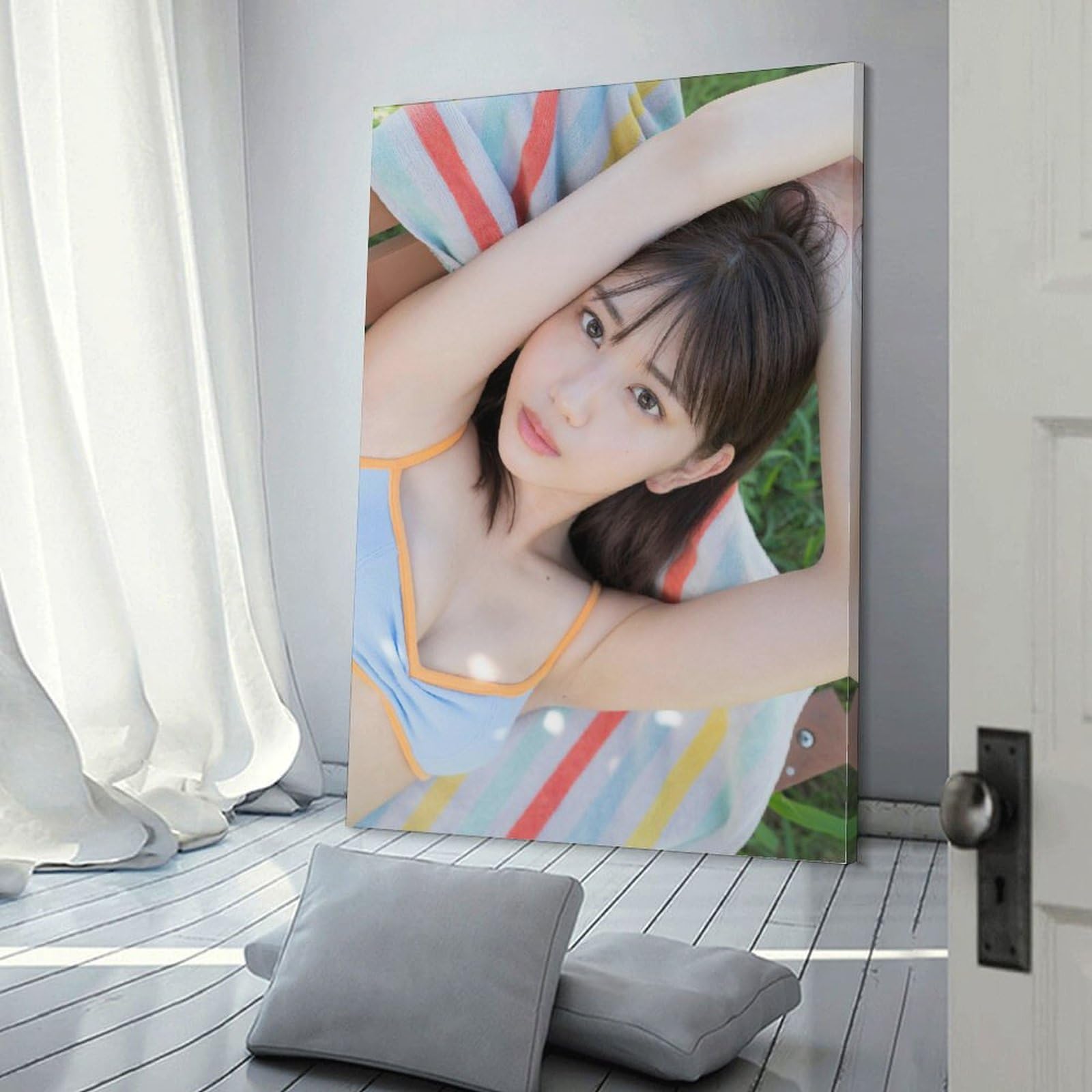 Amazon.co.jp: 白石まゆみ キャンバスアートポスター 水着写真ポスター