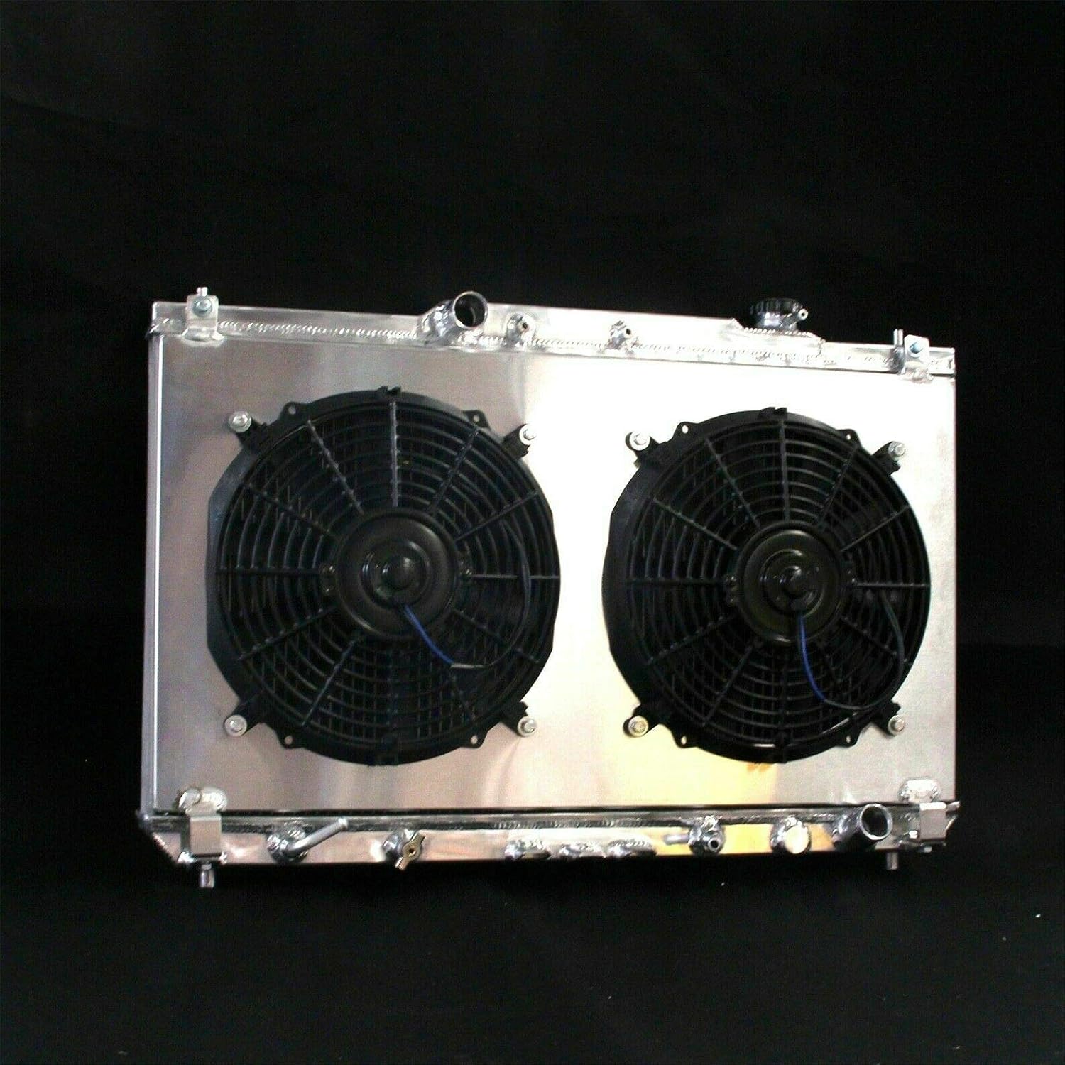 1909 + Fan Shroud Aluminum Radiator For Toyota Camry 97-01 Solara 99-01 L4 5SFE