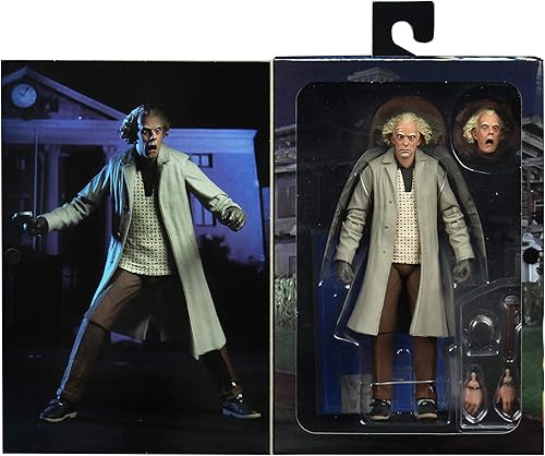 Miniatura 4 de NECA Back to The Future Ultimate Doc Brown - Figura de acción de 7 pulgadas