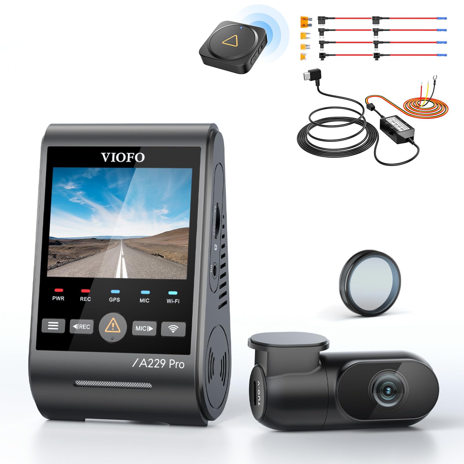 Amazon.com: 【Bundle: VIOFO A229 Pro 2CH + Remote Control +