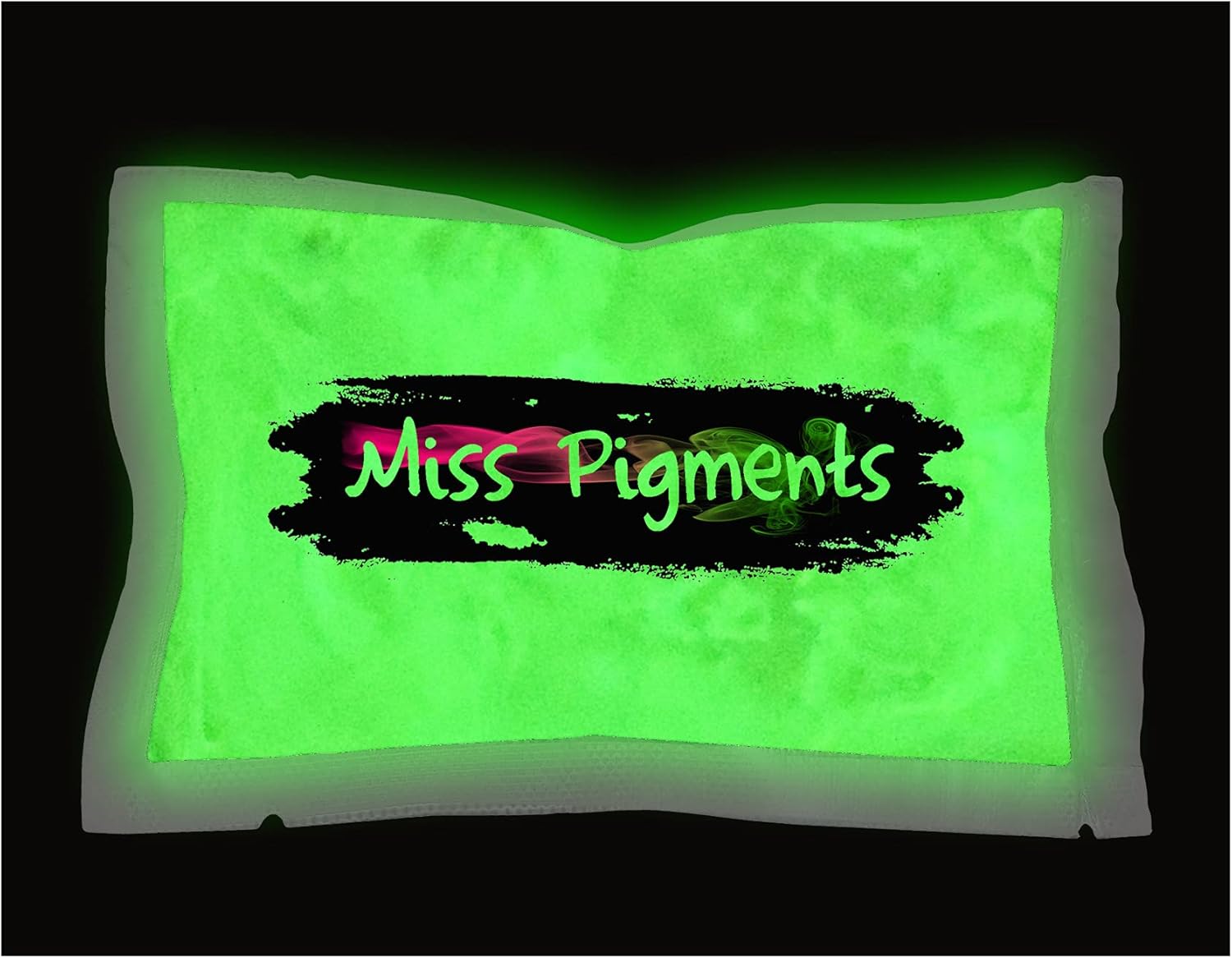 Miss Pigments Glow in The Dark Powder - Glowing Mica Pigment Colorant for Epoxy - Resin - Candle Making - Nail Polish - Non-Toxic (Sky Blue, 17.6 oz)