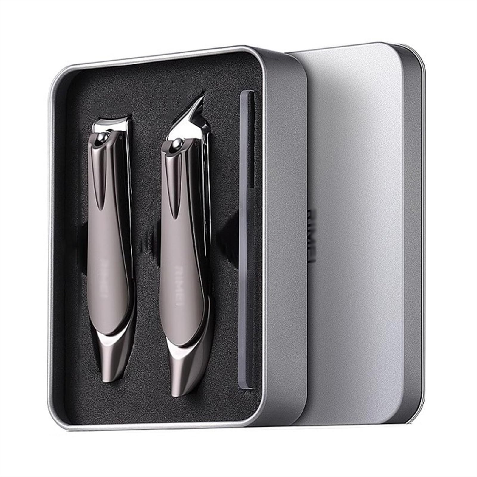 Nagelknipser-Set, Nagelknipser-Set, scharfer Finger- und Zehennagelknipser und schräger Nagelknipser, Nagelschneider-Set aus Edelstahl, persönliches Pediküre-Set mit Nagelfeile, Maniküre-Set