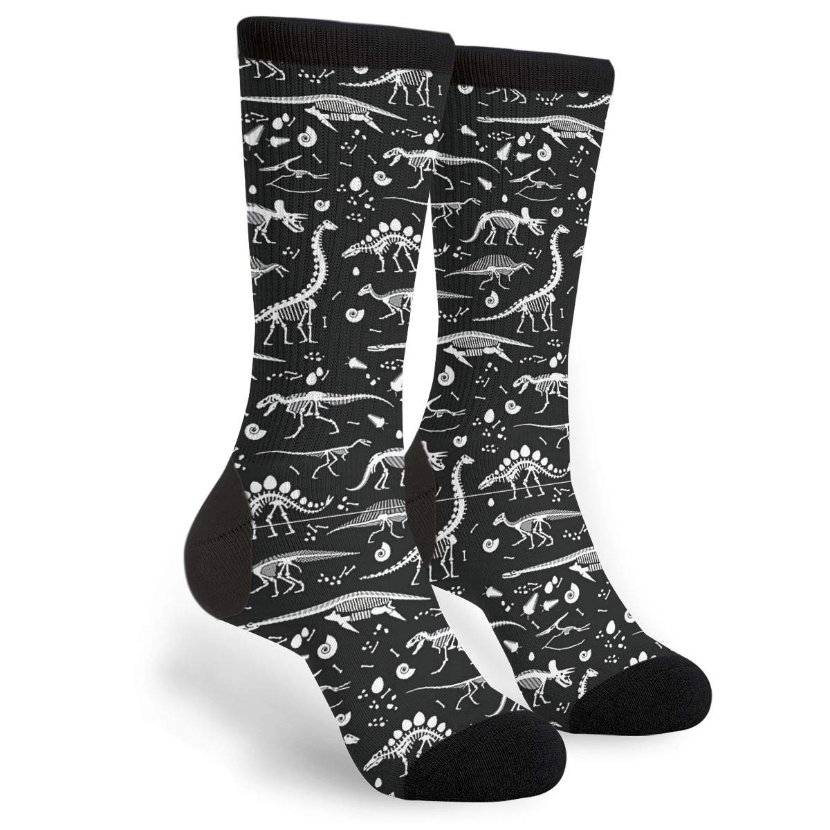 351 Women Men Fun Dress Socks Dinosaur Fossils Eggs Bones Funky Socks Funky Cushioned Socks Comfortable Mens Socks For Camping Climbing Cycling