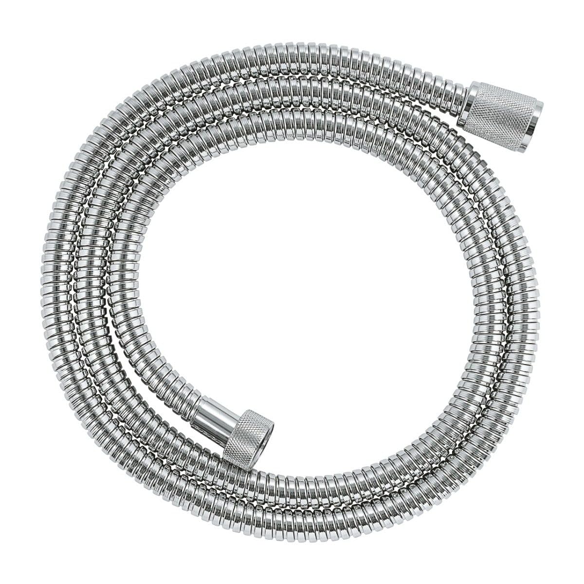 GROHE Flexible de douche métallique VitalioFlex Metal 1500mm, anti-pliures, finition brillante, raccord fileté 1/2", chromé, 27502000 (Import Allemagne)