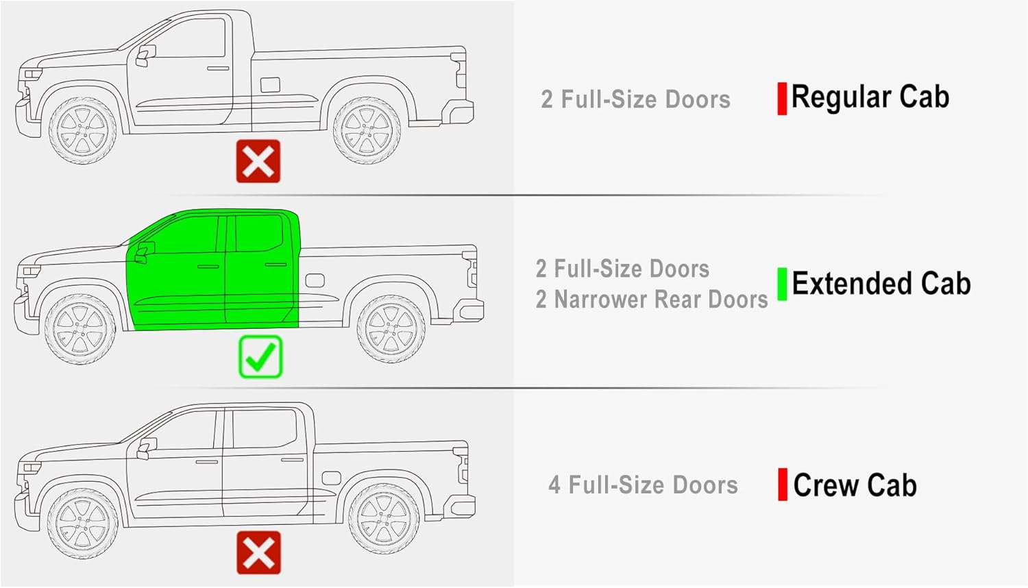 APS Drop Steps Running Boards Compatible with Silverado Sierra 1500 2019-2026 Extended Cab & 2500 3500 2020-2026 (Exclude 19 1500 LD)(Silverado 1500 LTD Sierra 1500 LD 2022) | Stainless Steel Steps