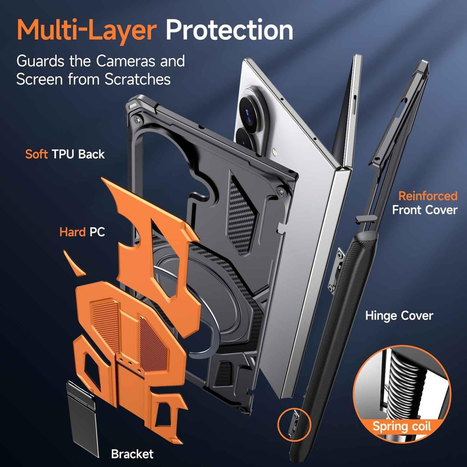 Funda magnética for Samsung Z Fold 8/Fold 8 Ultra Soporte