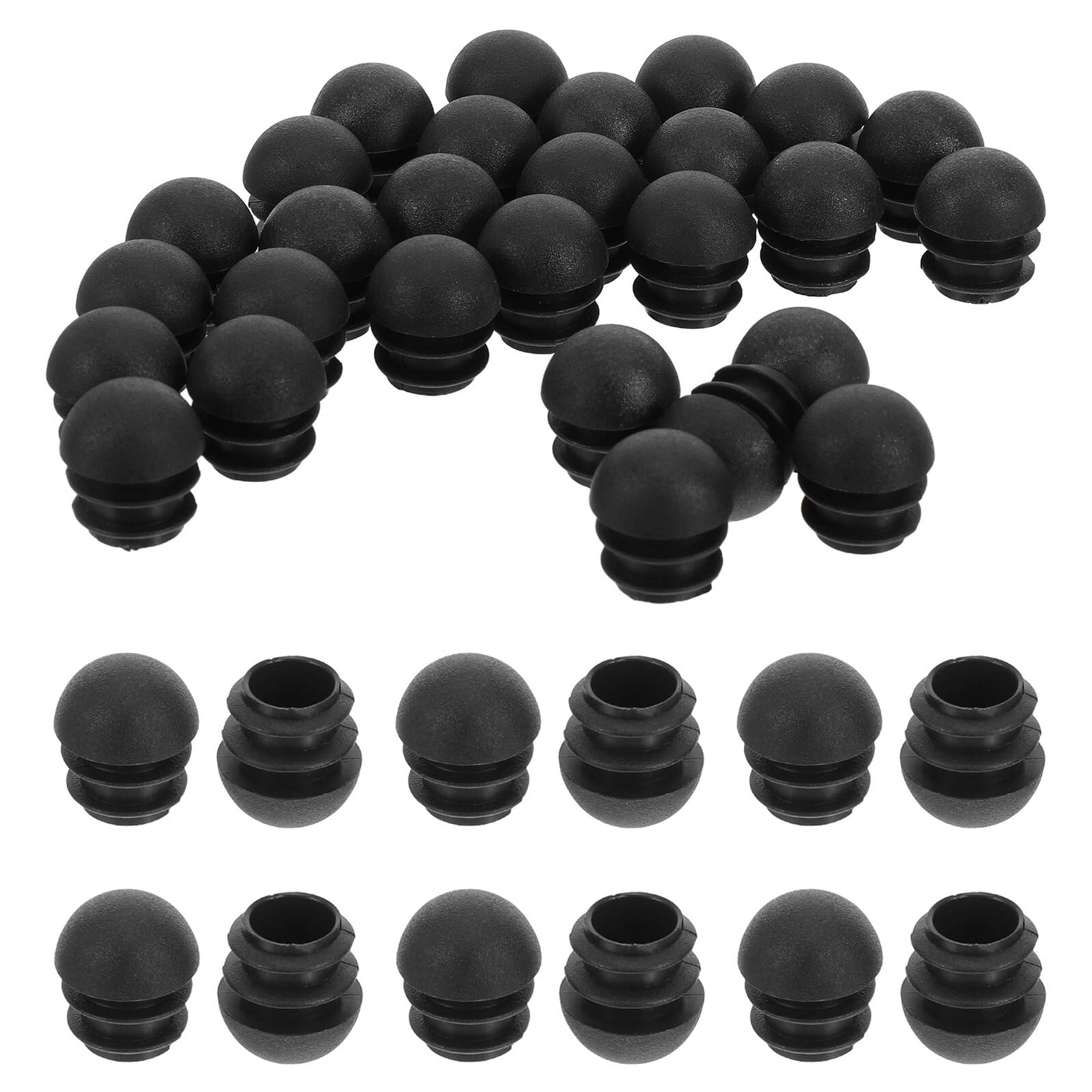 Insertos para tubos redondos de 16 mm ideales para cuidar suelos en terrazas, comedores y sofás