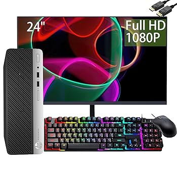Amazon.com: HP ProDesk 400 G5 SFF Desktop Computer with 24
