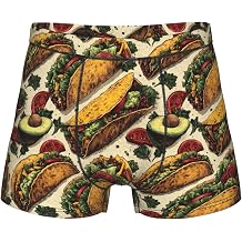 Men's Ultra Breathable Underwear Boxer Briefs No Ride Up Underwear, Taco 1