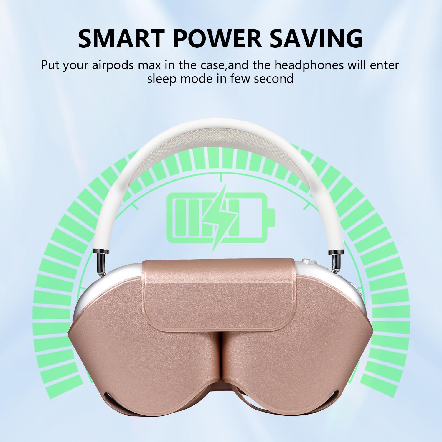 Amazon.com: Maxjoy for Apple Airpods Max Smart Case Cover, Soft PU