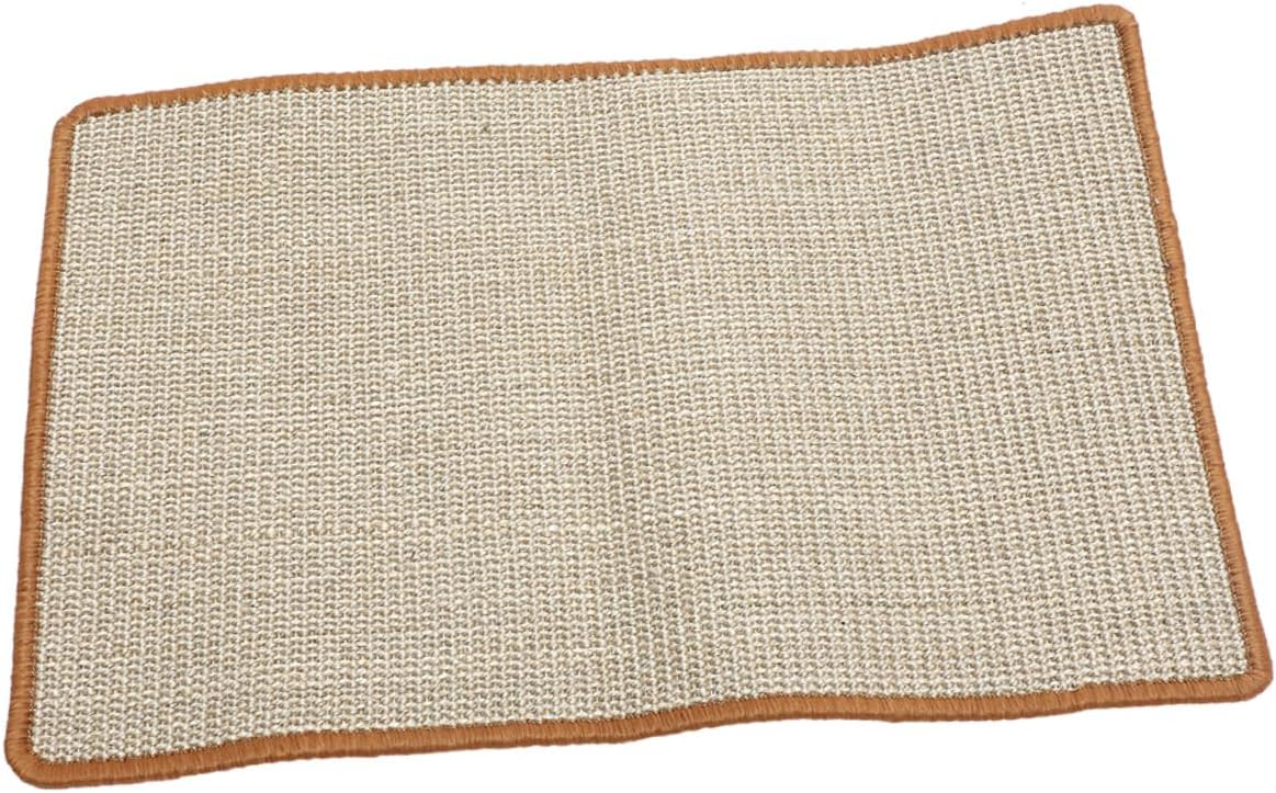 MERRYHAPY Wear Resistant Sisal Cat Scratch Pad for Indoor Cats Kitten Scratching Board Mat to Reduce Loneliness and Protect Furniture Stable and Fun Plaything for Exercise and Stress Relief