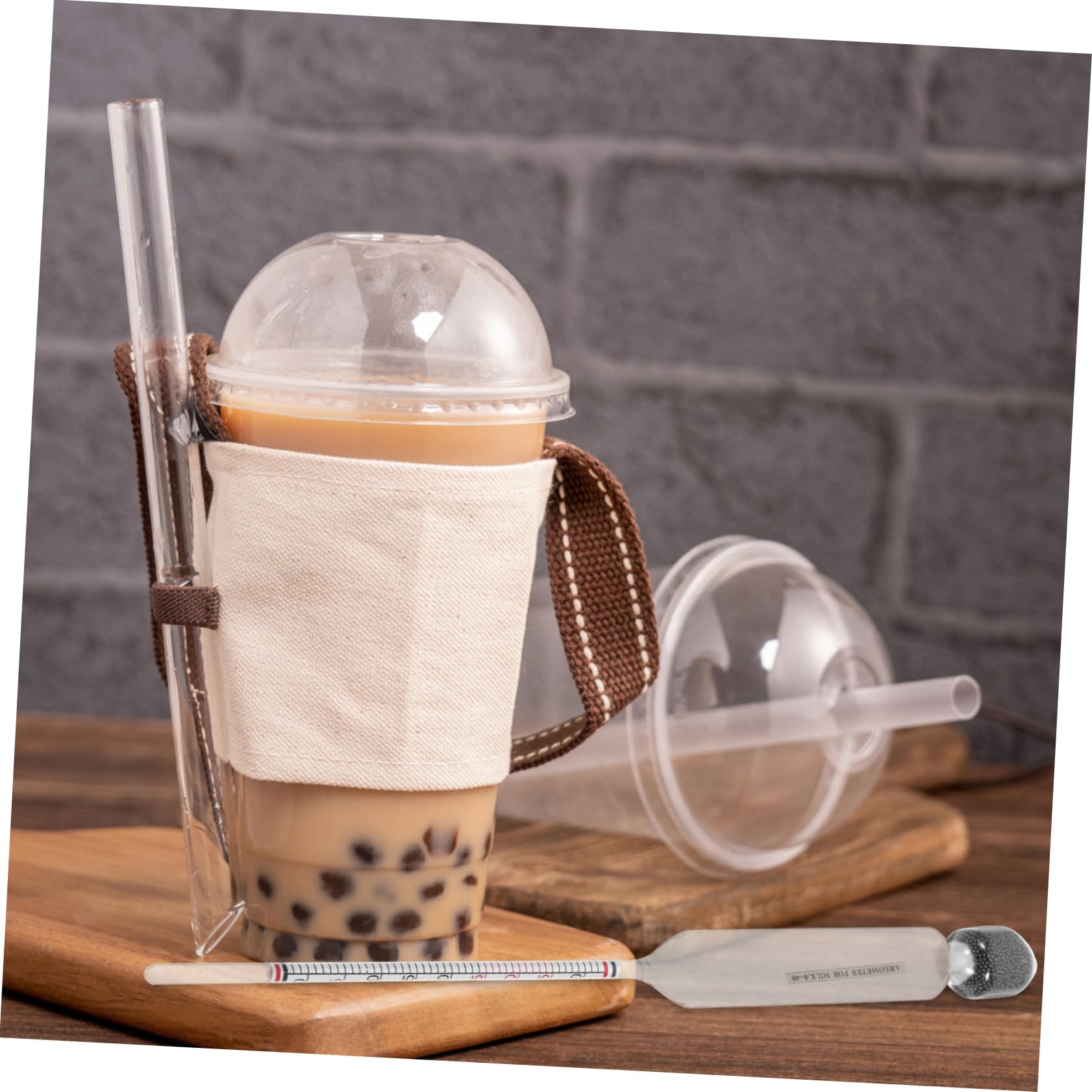 LIFKOME 1set Lactometer and Sugar Hydrometer Accurate Measurement for Lactate and Sugar Content for Home Use and Cooking Readable Scale Portable Design