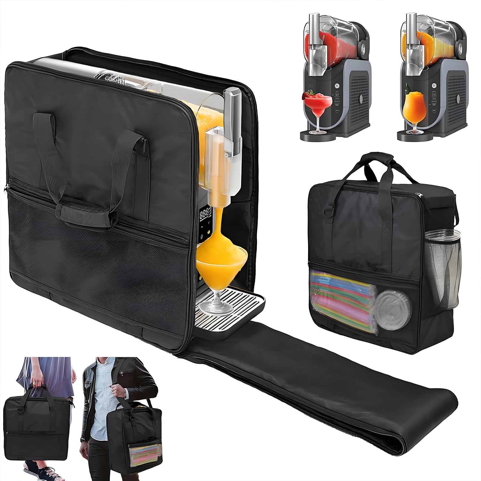 Custodia da trasporto in tessuto rinforzato Borsa per frullatore FS301 FS300 Imbottitura ammortizzante Frullatore per trasporto macchina