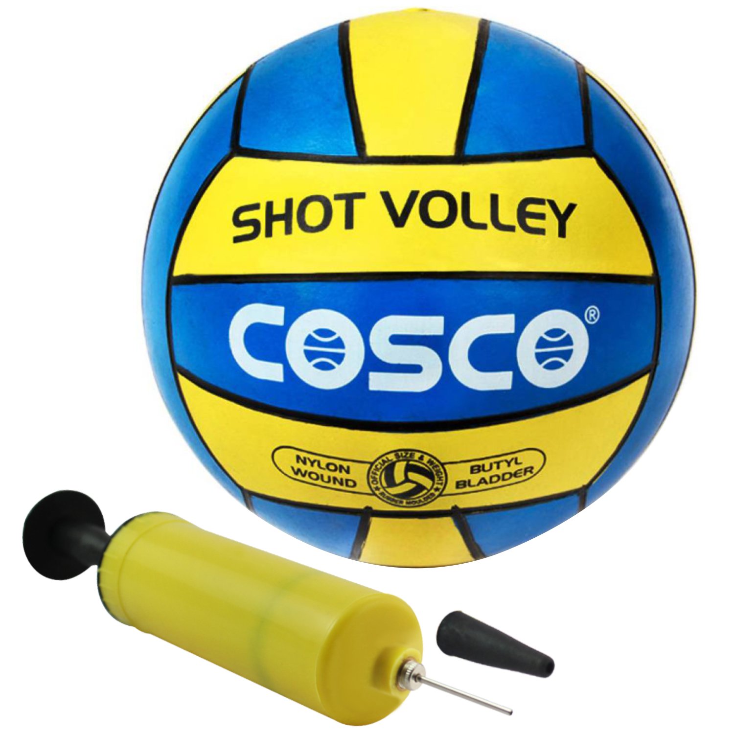 DealBindaas Shot Volleyball Size-4 with High Pressure Ball Hand Pump | Volleyball Kit | Shot Volleyball Size - 4, 1 Ball Pump & 2 Needles-picture-19