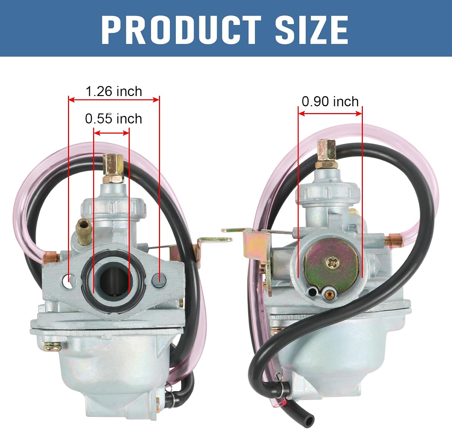 Carburetor Replacement For Honda CRF50F XR50R Z50 Z50A Z50R 1972-2005, Include Air Filter, Fuel Filter, Fuel Petcock