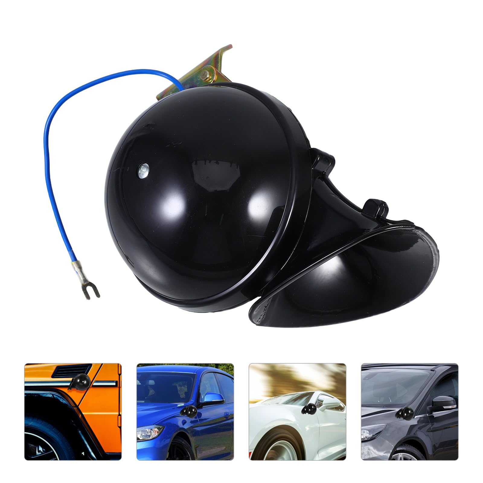 Bocina para Quad y Camiones Transmisión Clara de Audio, Tecnología Avanzada de Amplificación y Material Metálico y Plástico para Caminos Urbanos y Campestres