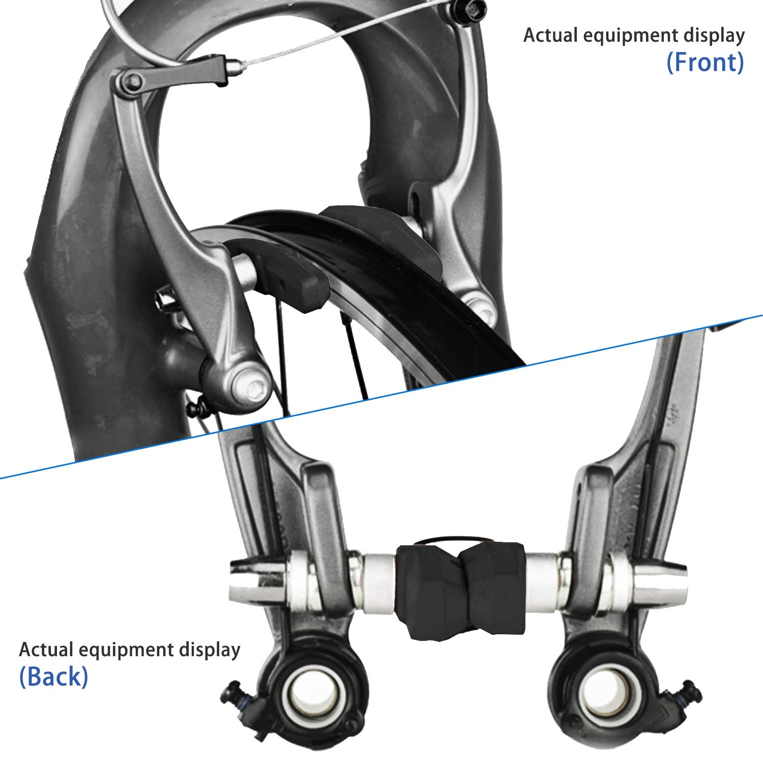 4 Pcs MTB V Brake Type Pads Bike Cycle Blocks With Spacer And Hex Nut