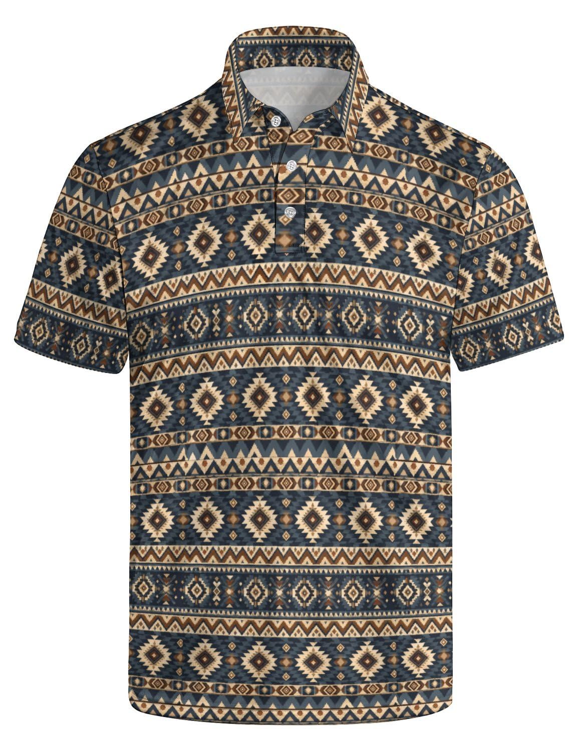 Men's Funny Golf Shirt Short Sleeve, Casual Polo Shirts for Men