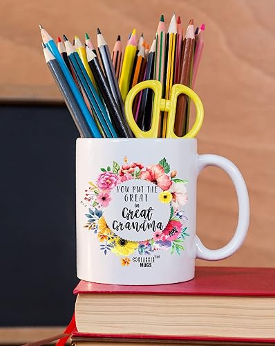 Miniatura 8 de Regalo del Día de la Madre para abuelas You Put The Great in Great Grandma para la mejor abuela del mundo, regalos divertidos y novedosos para