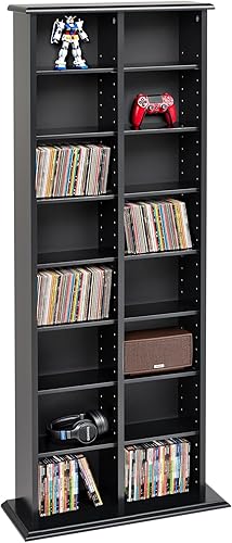 Prepac - Gabinete de almacenamiento para CDs, Laminado en madera