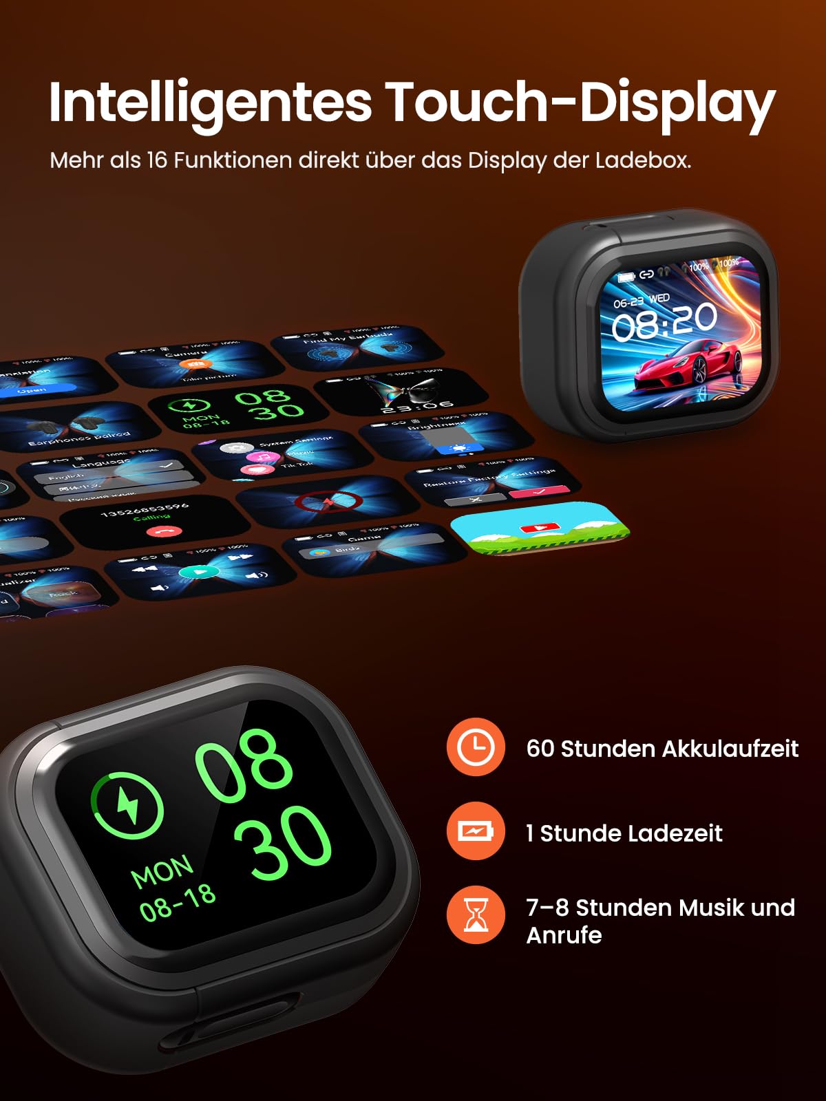 NE20 Übersetzer Kopfhörer, 3-in-1 Übersetzungskopfhörer 165 Sprachen mit App, 7 Übersetzungsmodi Echtzeit Übersetzer Ohrhörer, Bluetooth 6.0 Übersetzer Kopfhörer für Lernen, Business