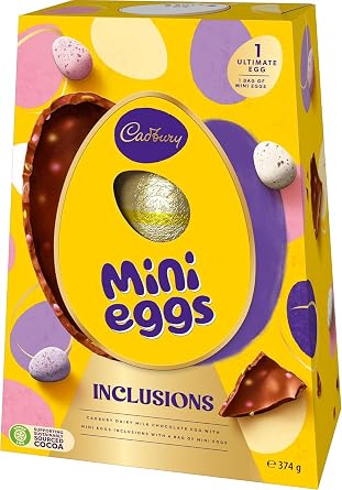 Cadbury Mini Eggs Inclusions Ultimate Egg 374g (Pack of 1)