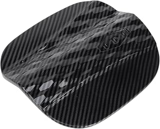 Fuel Tank Door Cap for Hyundai Sonata 2024-2025 Fuel Filler Flap Cover Adhesive Type Carbon Fiber Black ABS Fuel Filler Door Gas Cap