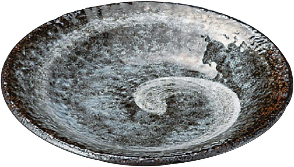 Yamasita Craft 19008-248 Swirl 6.0 Deep Plate, 7.6 x 7.6 x 1.5 inches (19.3 x 19.3 x 3.8 cm)