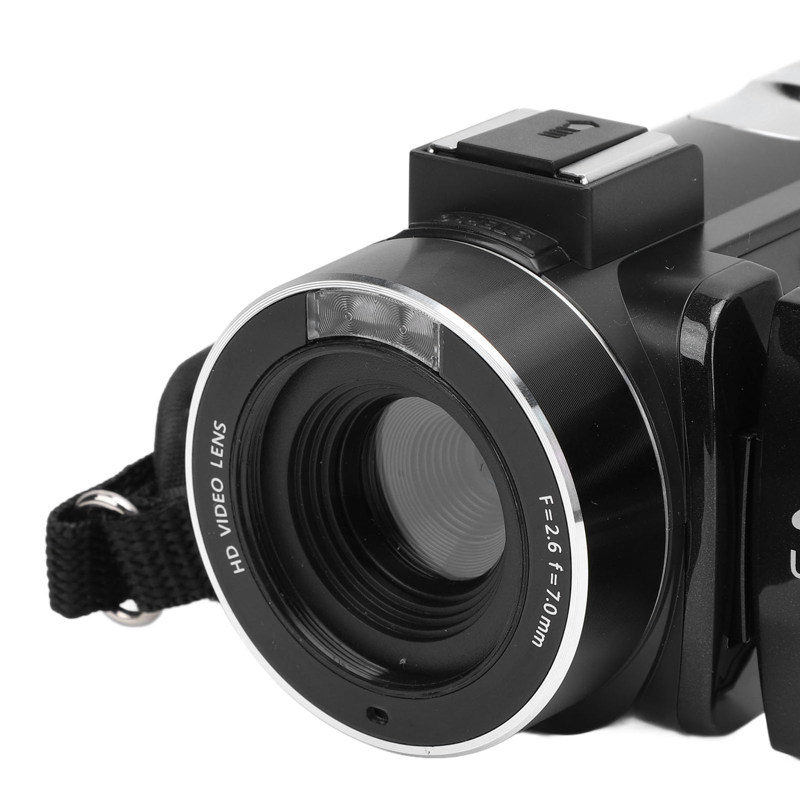 Pilipane Videocamera, videocamera 4 K, 56 MP, HD, 18 x zoom digitale 3 pollici, touch screen, registratore video digitale senza fili, con telecomando per viaggi