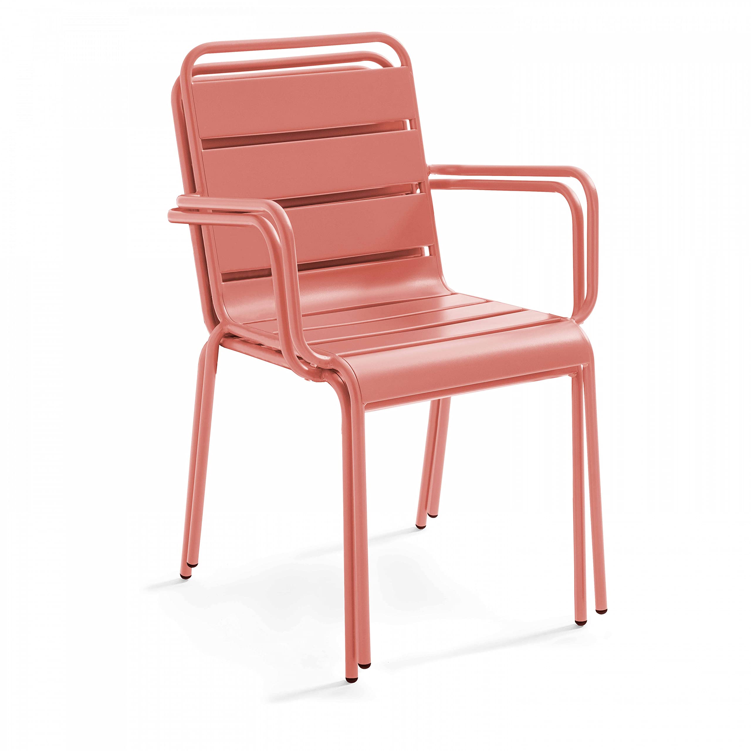 Oviala Palavas - Sillón de jardín de metal Arcilla