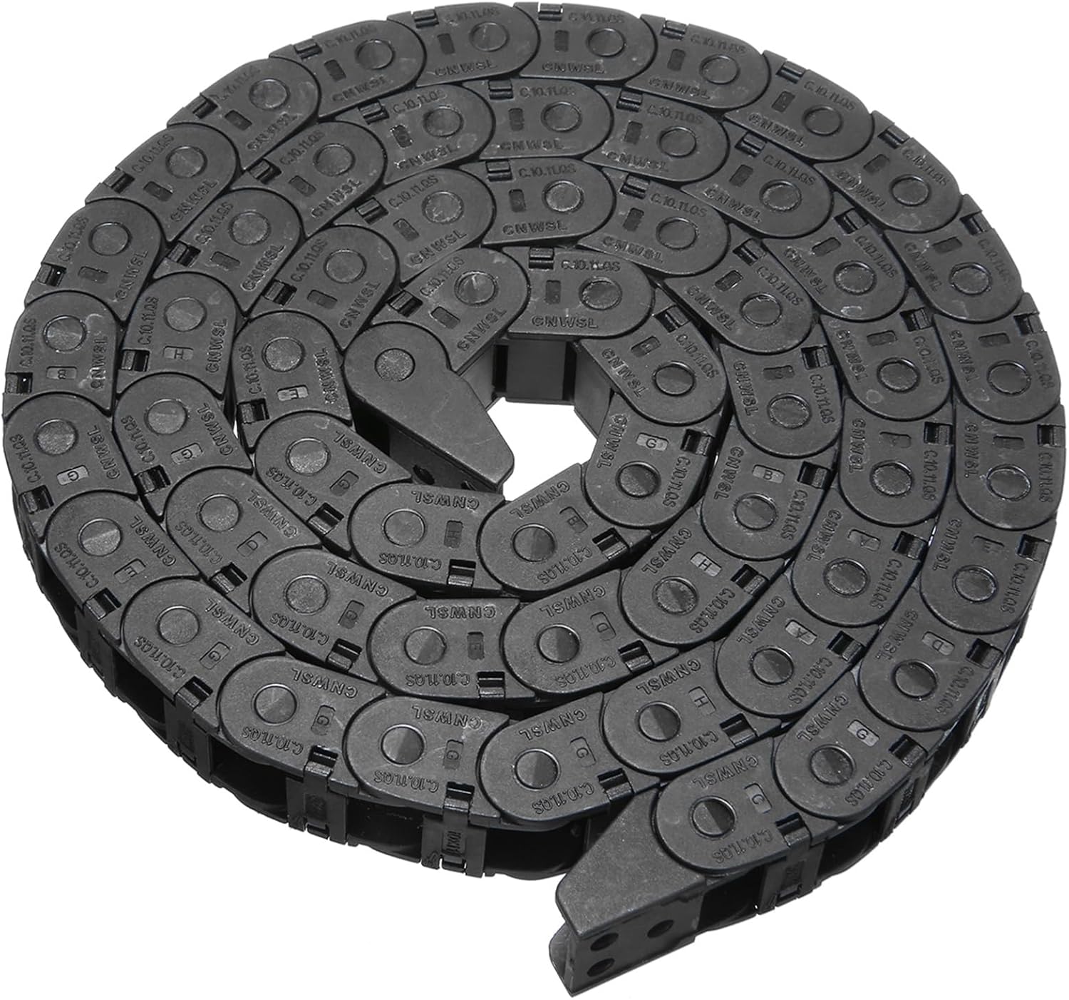 10x11mm 1M Nylon Cable Carrier Drag Chain Nested Wire Carriers Transmission Tank Chains Towline for CNC Router Machine Tools