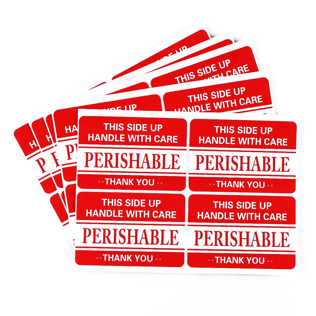 Perishable Shipping Sticker,2x3inch 100pcs This Side Up Handle with Care Perishable Shipping Labels Stickers - Image 3