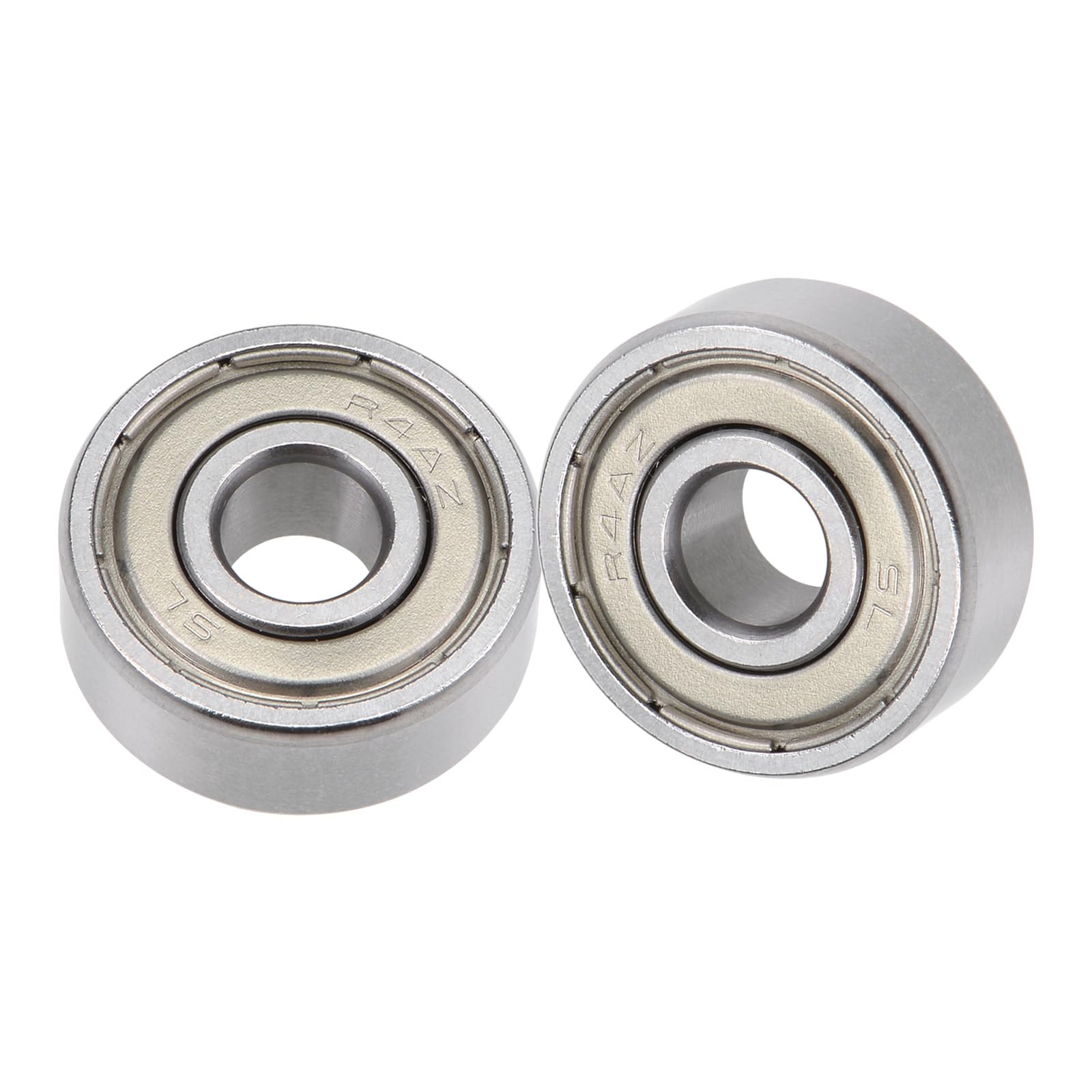 Kozelo 2pcs Deep Groove Ball Bearings - [1/4 Inch x 3/4 Inch x 9/32 Inch] Chrome Steel Balls for Motors Machine Tool Gearboxes Bearing Use, Double