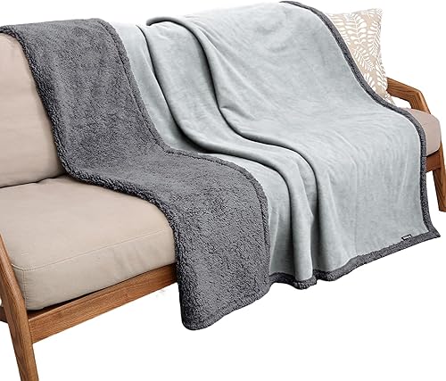 Miniatura 39 de Kritter Planet - Manta impermeable y a prueba de orina para perros grandes; manta suave, reversible y a prueba de líquidos para proteger el sofá y