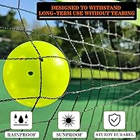 Vista 4 de Pickleball Net for Driveway, Portable Pickleball Net System with Regualtion Size 22FT Pickle Ball Net, Outdoor Pickleballs, Carry Bag, Weather