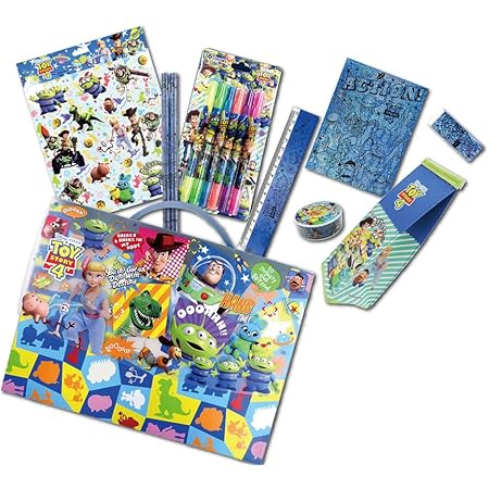 Amazon 文具セット キャラクター ハッピーボックス 文具8点入り バッグ付き トイストーリー T Hpbx 03 おどうぐばこ 文房具 オフィス用品