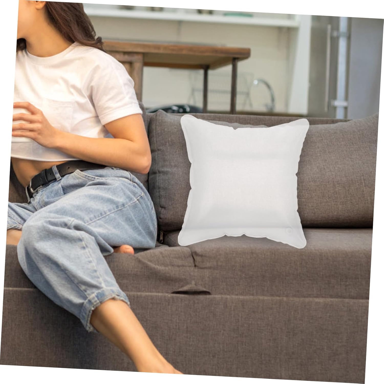 4pcs Camping Pillow Insert Pillow Inserts Inflatable Decorative for Bed