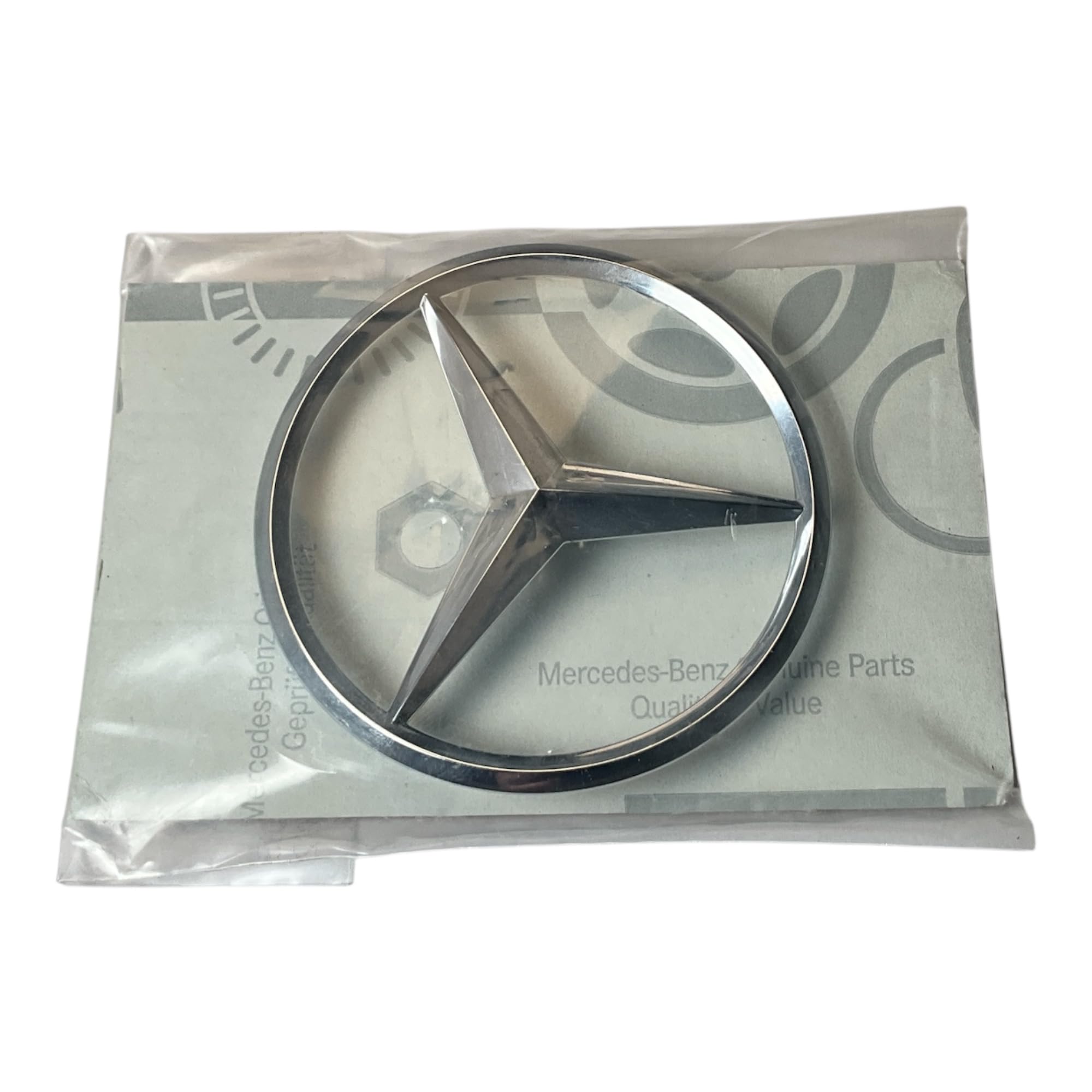 Mercedes-Benz Estrella Emblema Original para Portón Trasero Clase A W177, Parte A1778170000, Cromado