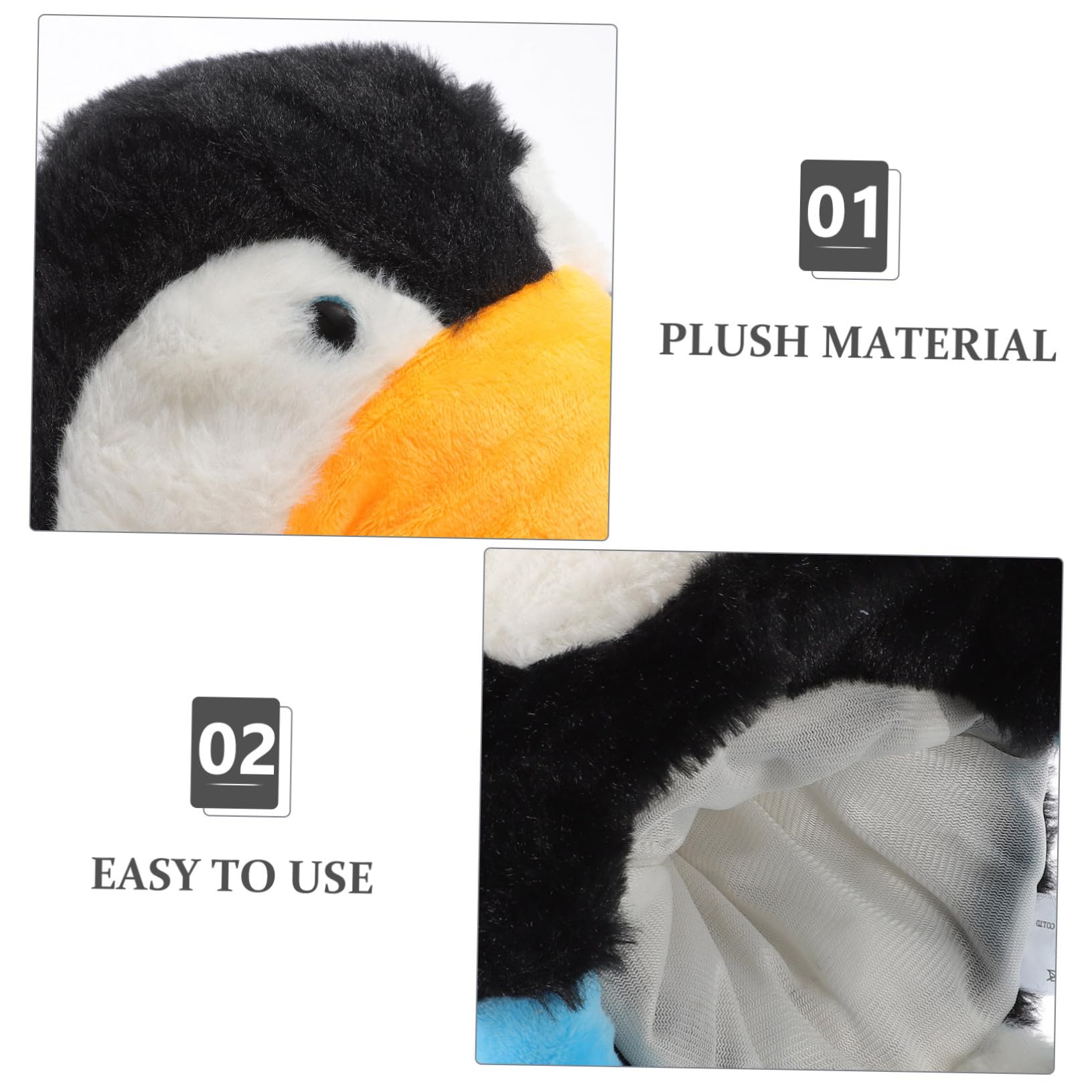 Marioneta de Mano de Peluche Interactiva Juguete Educativo Temprano y Ligera para Narración de Cuentos