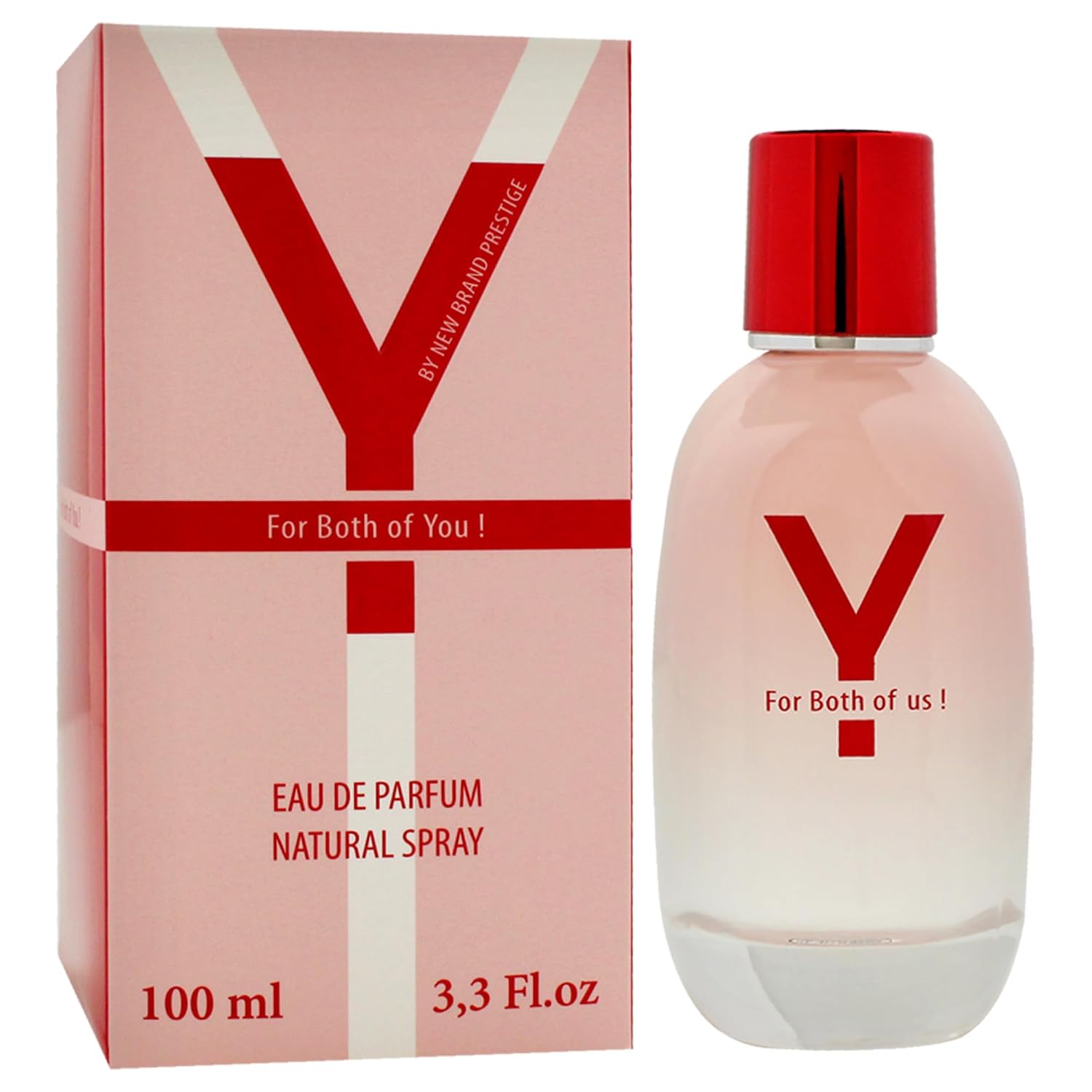 New Brand Prestige Y for Unisex - 3.3 oz EDP Spray (Pack of 2)